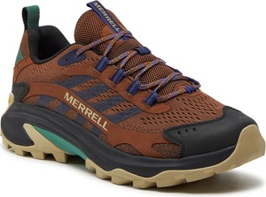 Brązowe buty sportowe Merrell w sportowym stylu