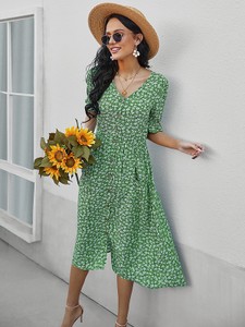 Zielona sukienka Pretty Summer midi