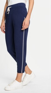 Granatowe spodnie Olsen z dresówki
