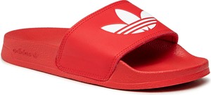 Czerwone klapki Adidas