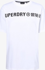 T-shirt Superdry z krótkim rękawem z okrągłym dekoltem w młodzieżowym stylu