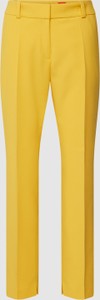 Żółte spodnie Hugo Boss w stylu casual