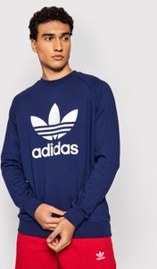 Granatowa bluza Adidas w młodzieżowym stylu