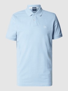 Niebieska koszulka polo McNeal w stylu casual z bawełny