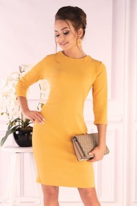 Żółta sukienka MERRIBEL mini w stylu casual