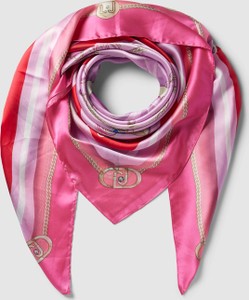 Różowy szalik Liu-Jo z nadrukiem