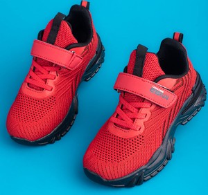 Czerwone buty sportowe dziecięce Czasnabuty dla chłopców