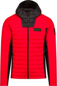 Czerwona kurtka ROSSIGNOL krótka z tkaniny w sportowym stylu