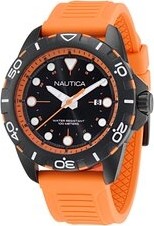 Nautica Zegarek NAPNRS405 Pomarańczowy