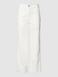 Marc O\u2019Polo Spodnie rurki w kolorze bia\u0142ej we\u0142ny W stylu casual Moda Spodnie Spodnie rurki Marc O’Polo 