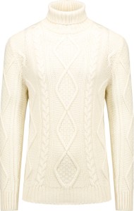 Sweter Gran Sasso z wełny w stylu klasycznym