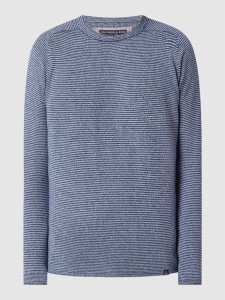 Granatowy sweter Colours & Sons z bawełny