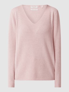 Różowy sweter Christian Berg z bawełny w stylu casual