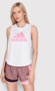 Bluzka Adidas bez rękawów z okrągłym dekoltem