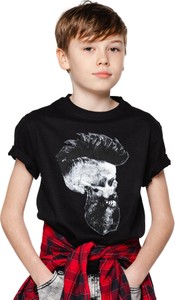 Czarna koszulka dziecięca Underworld z krótkim rękawem
