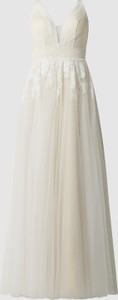 Sukienka Luxuar z dekoltem w kształcie litery v