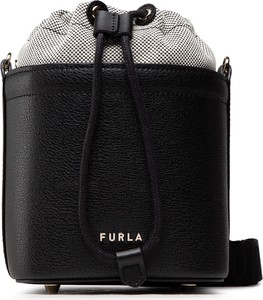 Czarna torebka Furla średnia w młodzieżowym stylu matowa