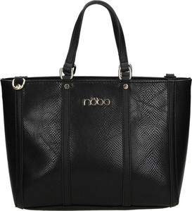 Czarna torebka NOBO na ramię w stylu glamour matowa
