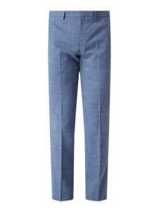 Niebieskie spodnie Selected Homme w stylu casual z wełny