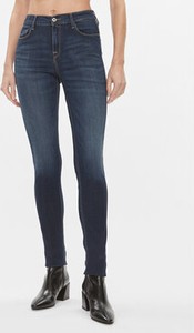 Granatowe jeansy PLEASE w stylu casual