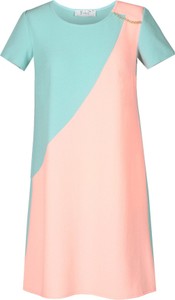 Sukienka Fokus w stylu casual midi z krótkim rękawem
