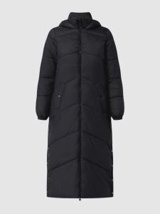 Czarny płaszcz Vero Moda z kapturem