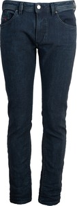 Niebieskie jeansy ubierzsie.com z tkaniny w street stylu