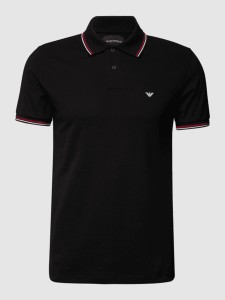 Czarny t-shirt Emporio Armani w stylu casual z bawełny