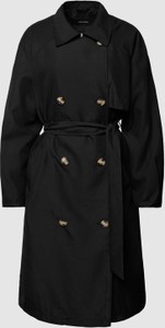 Czarny płaszcz Vero Moda bez kaptura
