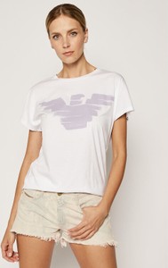T-shirt Emporio Armani z krótkim rękawem z okrągłym dekoltem