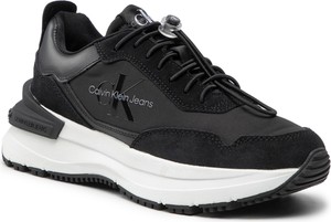 Buty sportowe Calvin Klein na platformie sznurowane w sportowym stylu