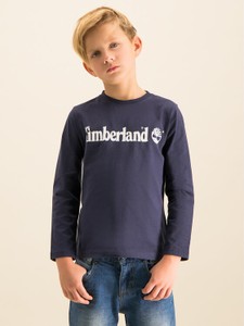 Granatowa bluzka dziecięca Timberland z długim rękawem