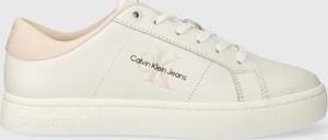 Trampki Calvin Klein z płaską podeszwą sznurowane
