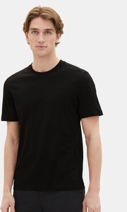 Czarny t-shirt Tom Tailor