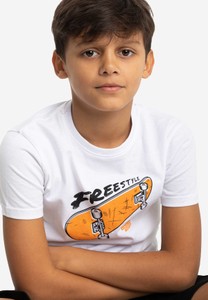 Koszulka dziecięca Volcano z krótkim rękawem z bawełny dla chłopców