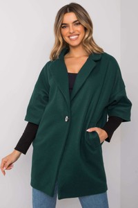 Zielony płaszcz 5.10.15 w stylu casual oversize