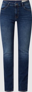 Granatowe jeansy Esprit z bawełny w street stylu