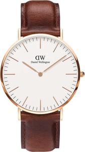 Daniel Wellington zegarek Classic 40 St Mawes męski kolor różowy
