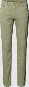 Zielone jeansy Christian Berg w street stylu z bawełny
