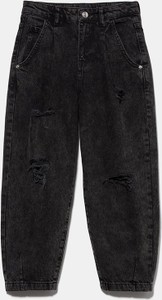 Czarne spodnie dziecięce Sisley