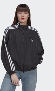 Czarna kurtka Adidas w sportowym stylu krótka wiatrówki
