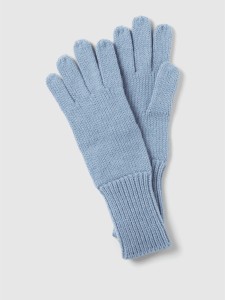Niebieskie rękawiczki Seeberger