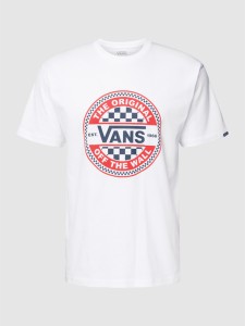 T-shirt Vans w młodzieżowym stylu z nadrukiem