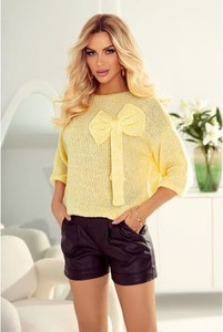 Żółty sweter J&k