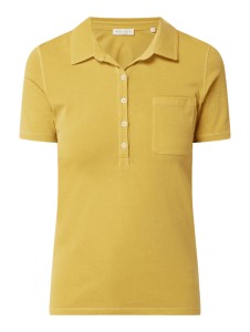 Żółty t-shirt Marc O'Polo w stylu casual z bawełny