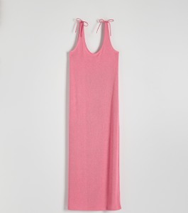 Różowa sukienka Reserved w stylu casual prosta