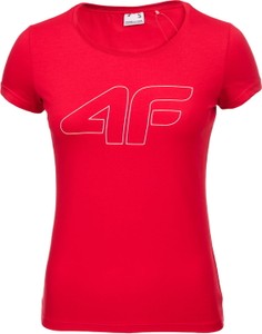 T-shirt 4F w sportowym stylu z okrągłym dekoltem