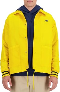 Żółta kurtka New Balance w sportowym stylu krótka