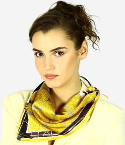 Żółty szalik Valentina