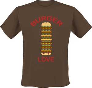 Brązowy t-shirt Emp z bawełny w młodzieżowym stylu z krótkim rękawem